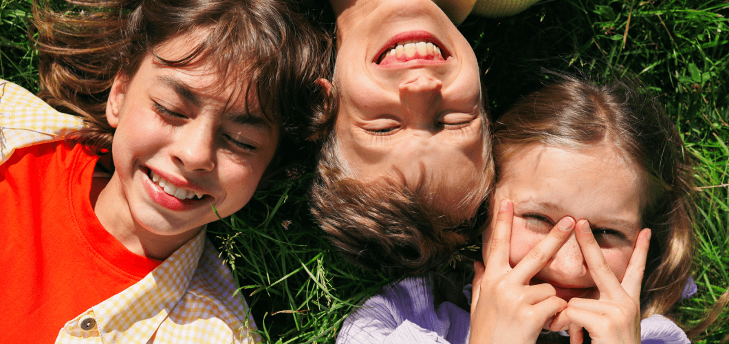 The Supplement Stack for Growing Kids | Three kids in the grass