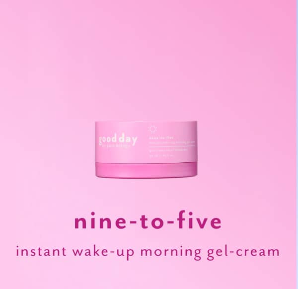 nine-to-five instant wake-up morning gel-cream