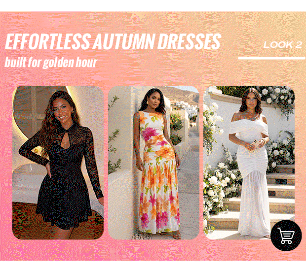 Effortless autumn dresses built for golden hour