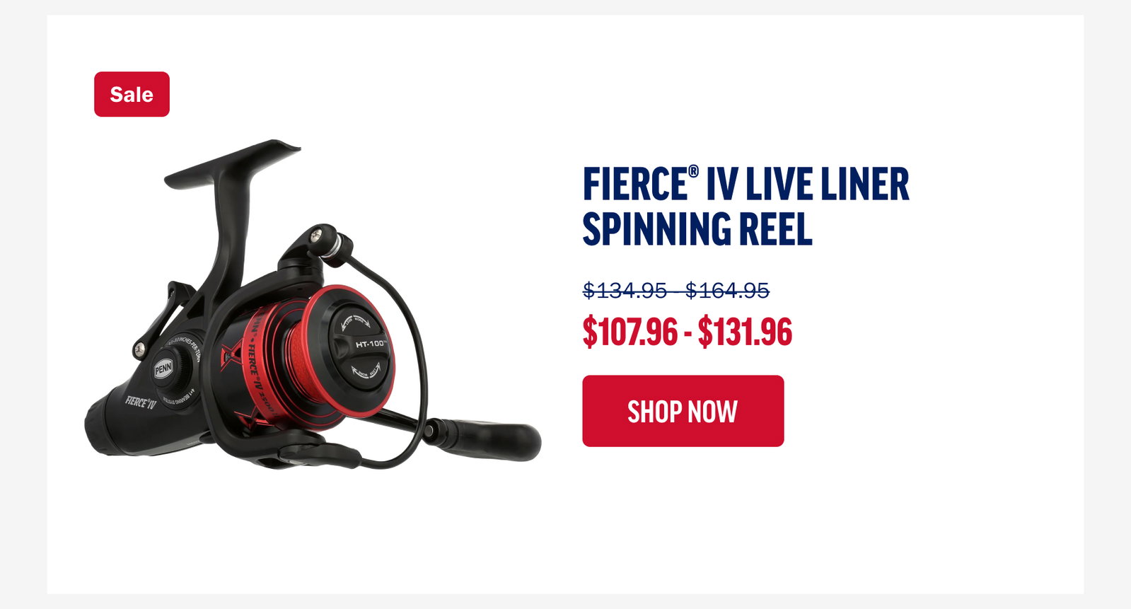 Fierce IV Live Liner Spinning Reel 