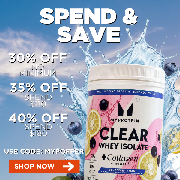 Spend more, save more!