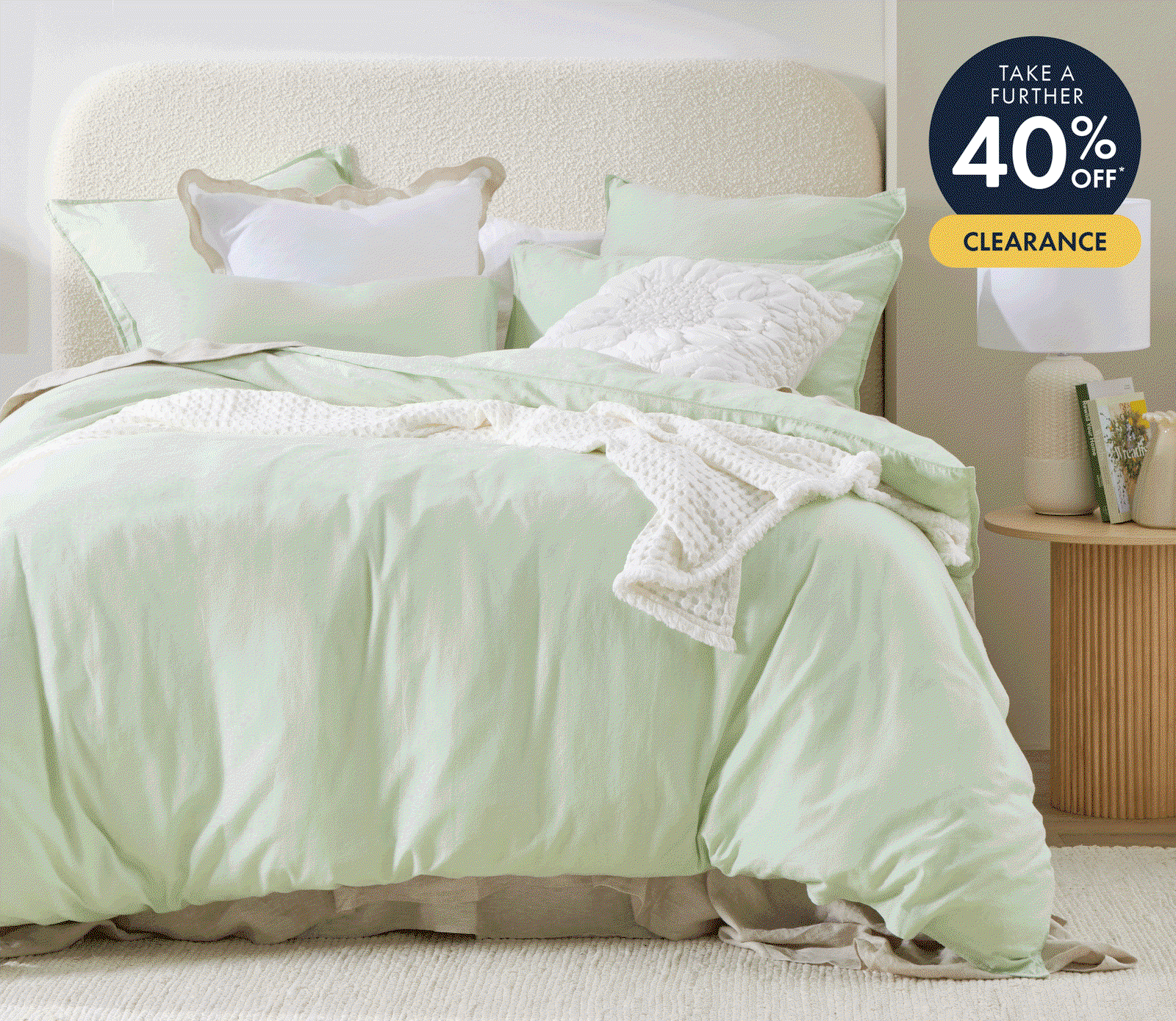Take 40% Off Bedding Clearance