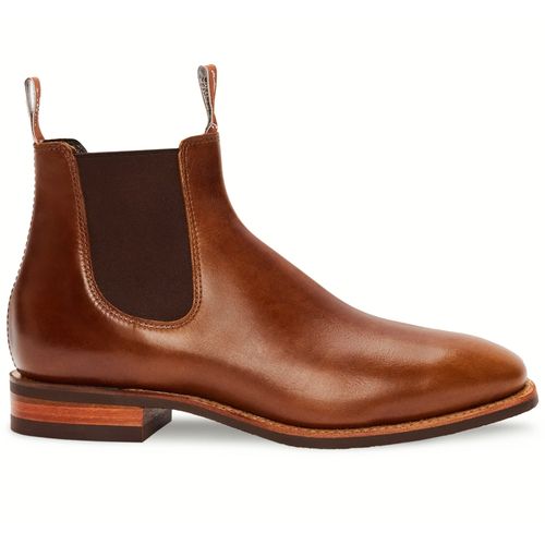 R.M. Williams Comfort Craftsman Pull Up Leather Boot - Caramel
