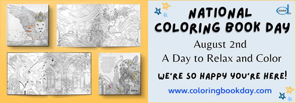 National Coloring Book Day is August 2nd