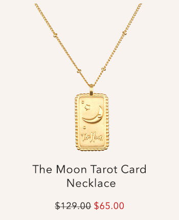 Moon Tarot Card Necklace