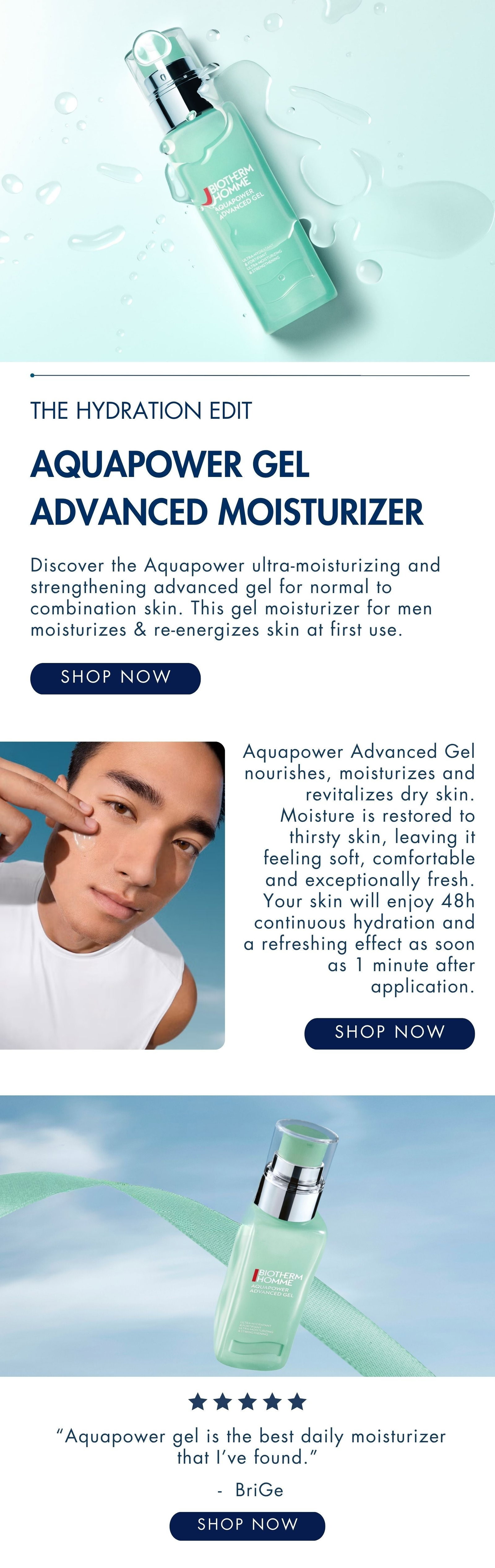 Discover Aquapower Gel Advanced Moisturizer