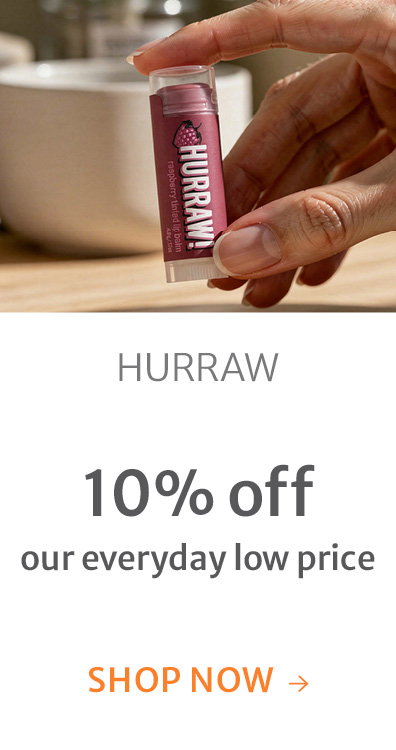 10% off our everyday low price on Hurraw