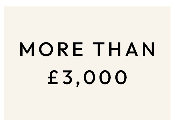 More than £3,000