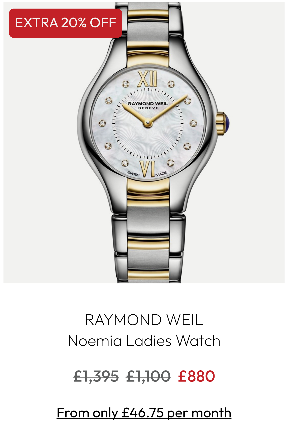 Raymond Weil Noemia Ladies Watch 5124-STP-00985