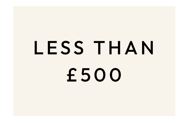 Less than £500