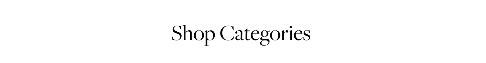 Shop Categories
