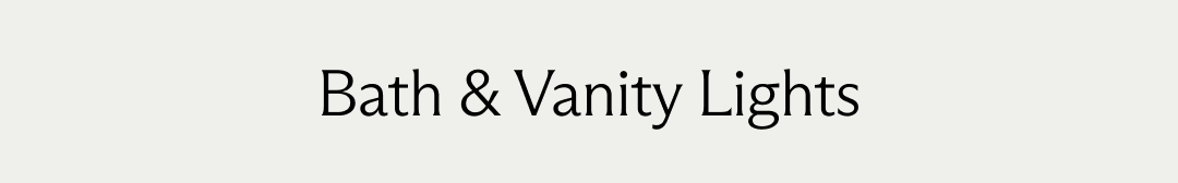 Bath & Vanity Lights