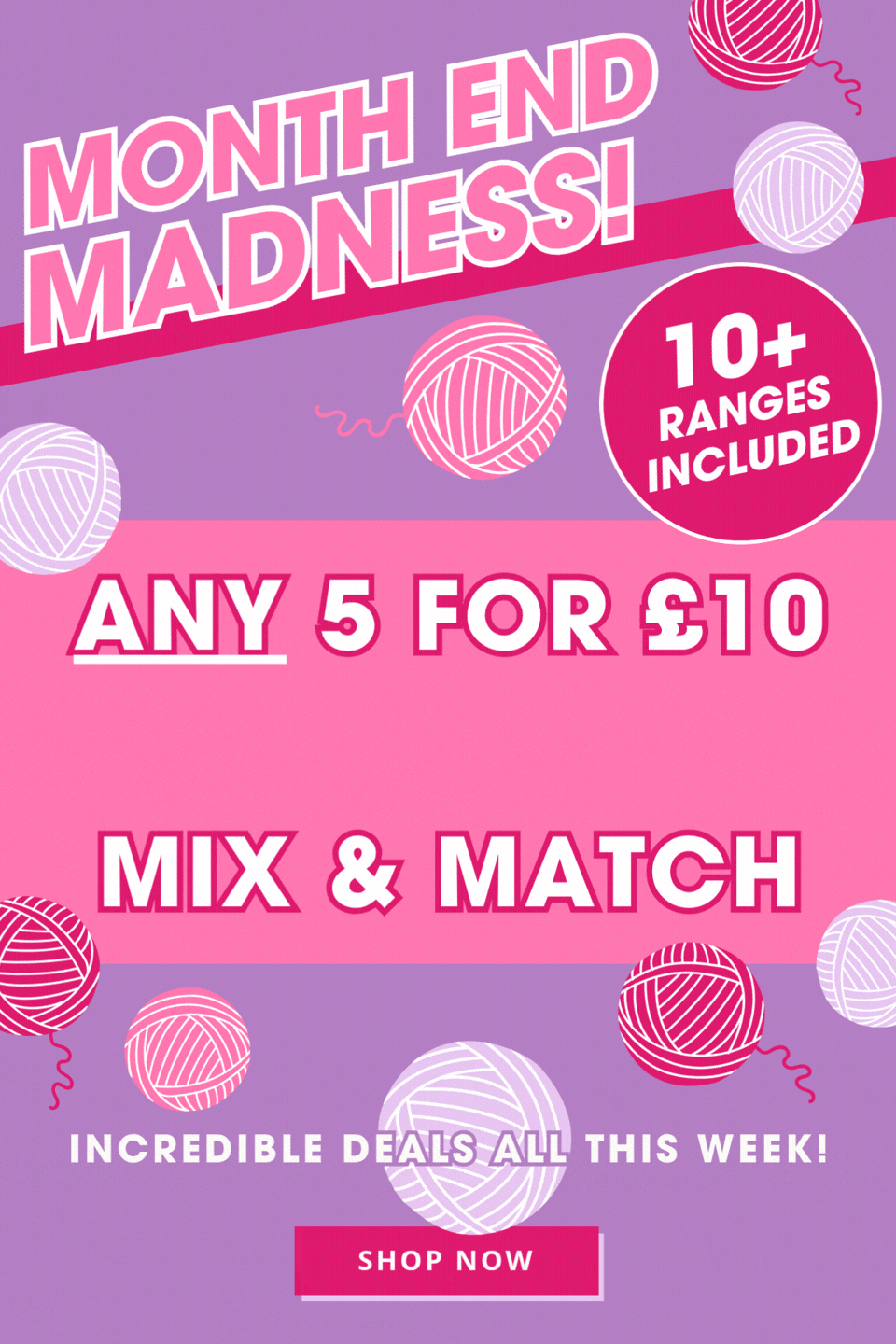 Month End Madness Papatya 5 For £10