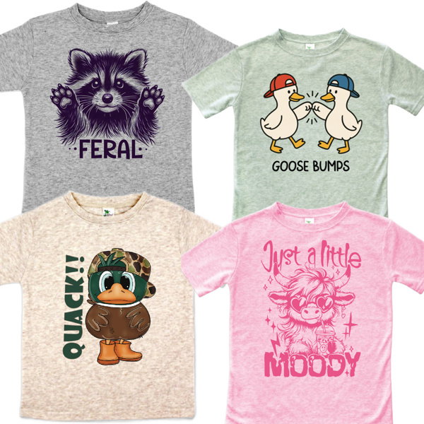 Kids Summer Favorite Tees| Sizes 2T-10Y