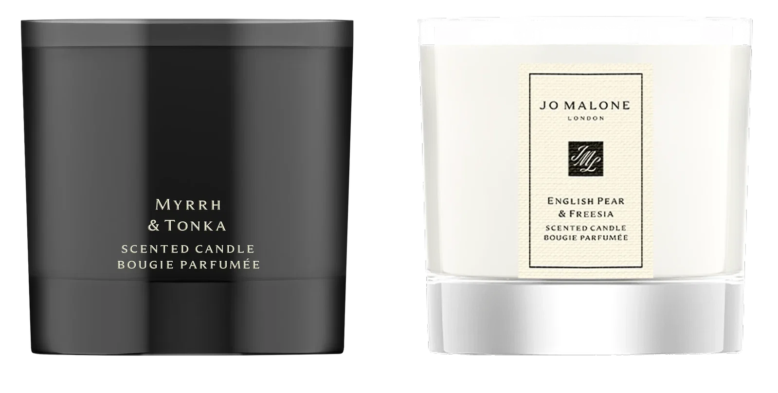 Pomegranate Noir and Nectarine Blossom & Honey Miniature Candle Duo