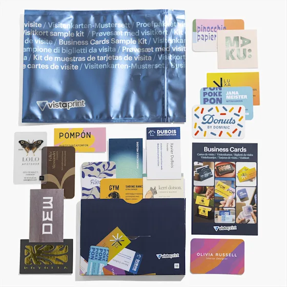 Business Cards Sample Kit