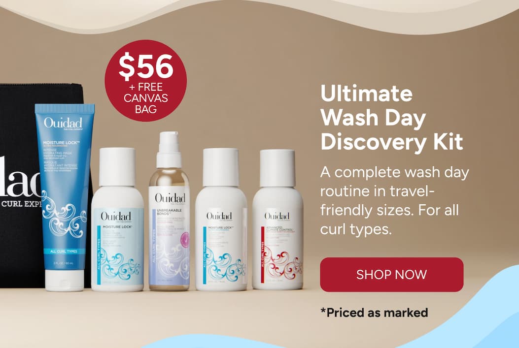Ultimate Wash Day Discovery Kit  A complete wash day routine in travel-friendly sizes. For all curl types.