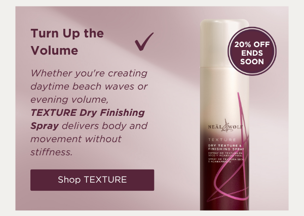 TEXTURE Dry Finishing Spray