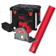Milwaukee M18 FPS55 18V FUEL Brushless Plunge Saw - Body, 1400mm Guide Rail & PACKOUT Case