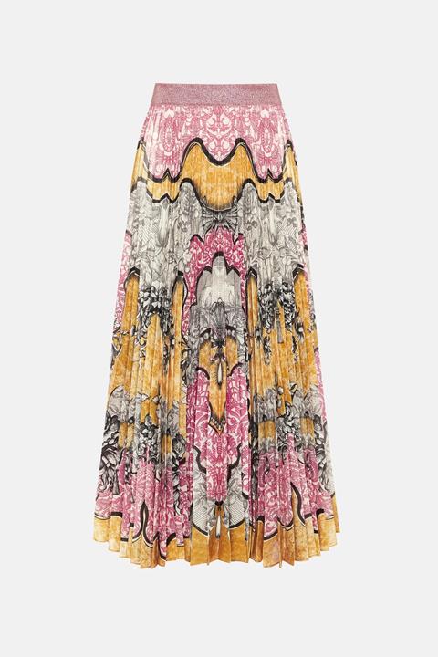 Uni Skirt Rocaille Lace Rose