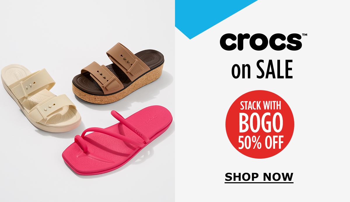 Crocs On Sale | Stack With BOGO 50% OFF | SHOP NOW