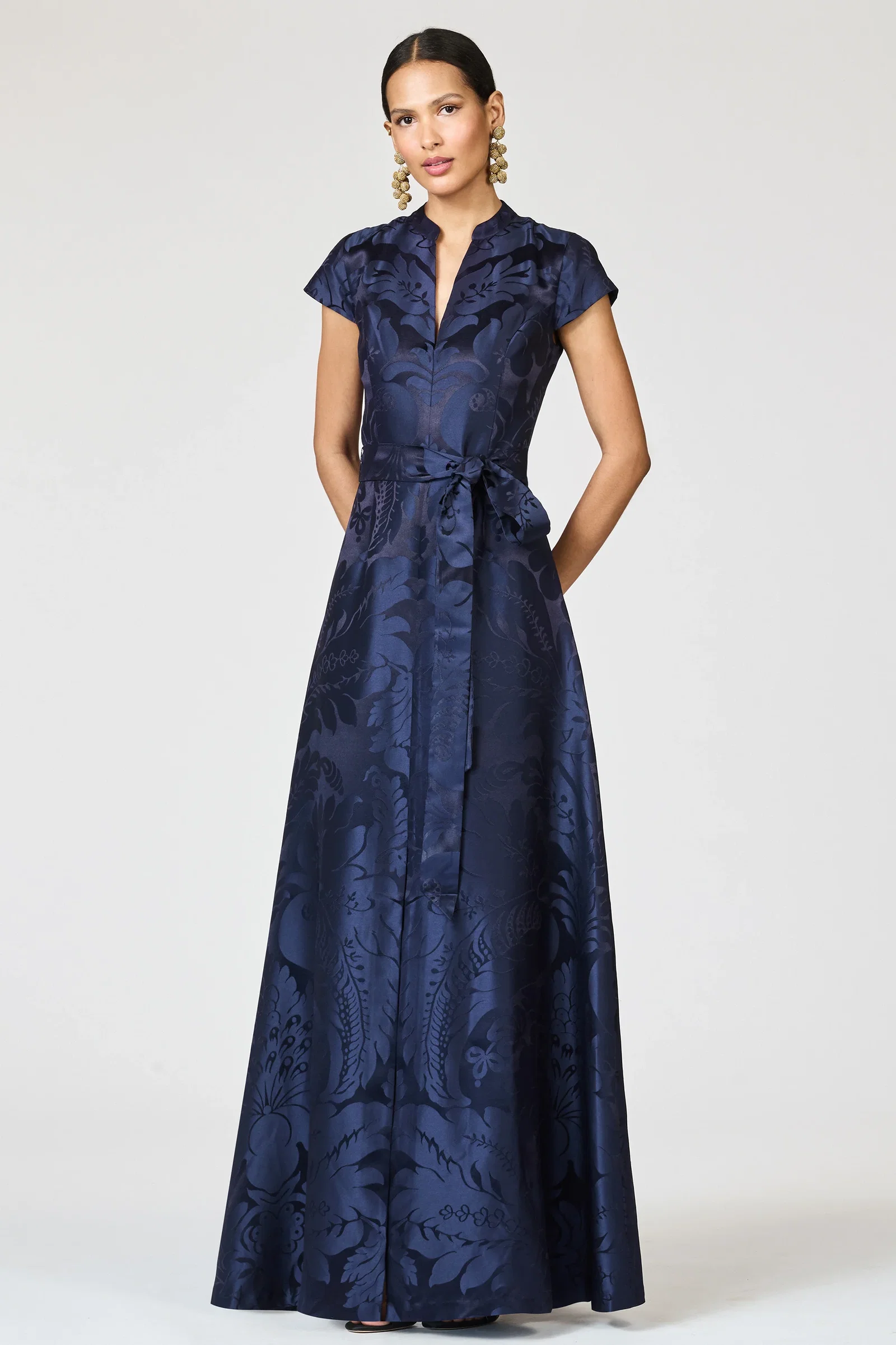 Image of MARA GOWN - DEEP OCEAN