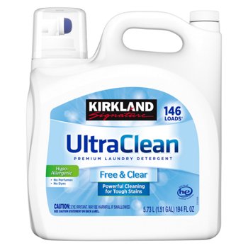 Kirkland Signature Free & Clear Liquid Laundry Detergent