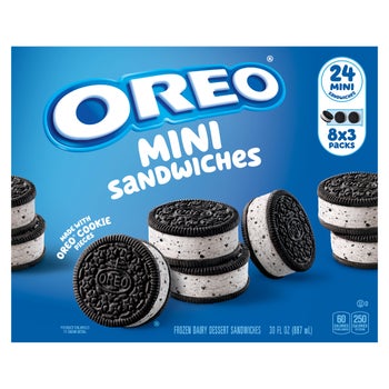 Oreo Mini Frozen Dessert Sandwiches