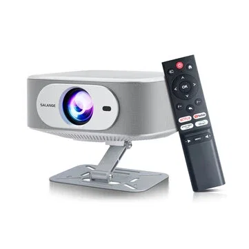 [Netflix Officially] Salange P92MAX Smart Projector Android 13 Licensed 12000 Lumens 1080P Native Auto Focus Keystone WiFi 6 Bluetooth 5.2 4K Supported Smart Home Cinema