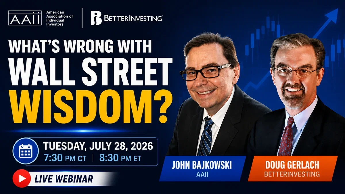 AAII-BetterInvesting Webinar Thumbnail July 2026