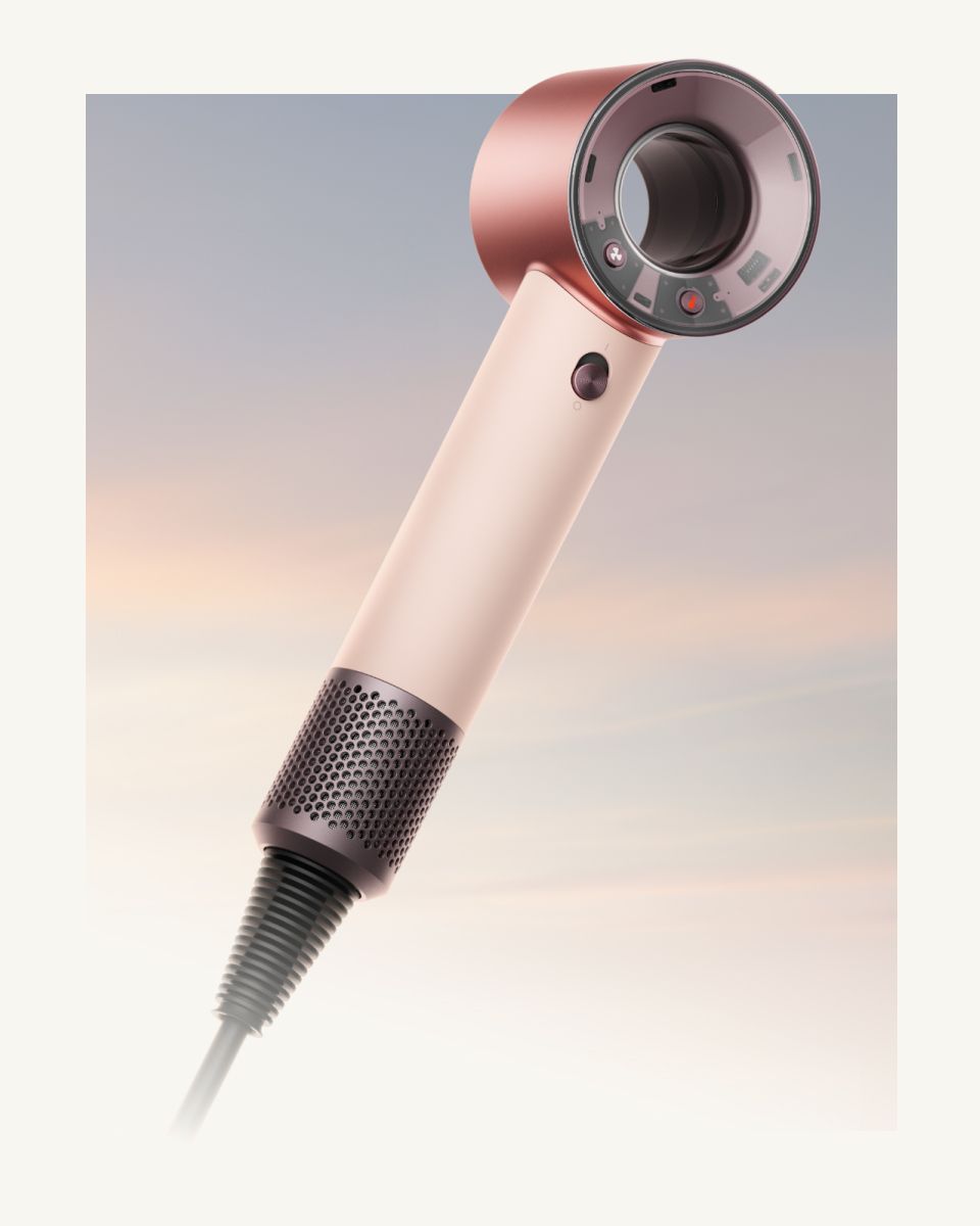 The Dyson Supersonic Travel hair dryer.