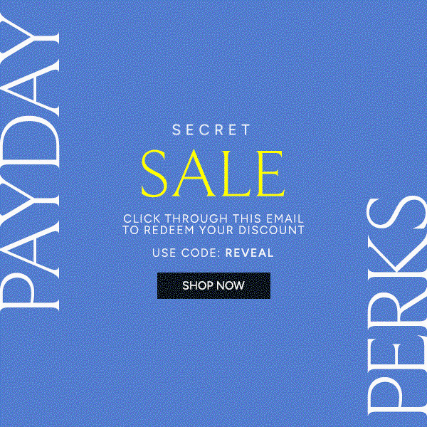 Secret Sale Use Code REVEAL