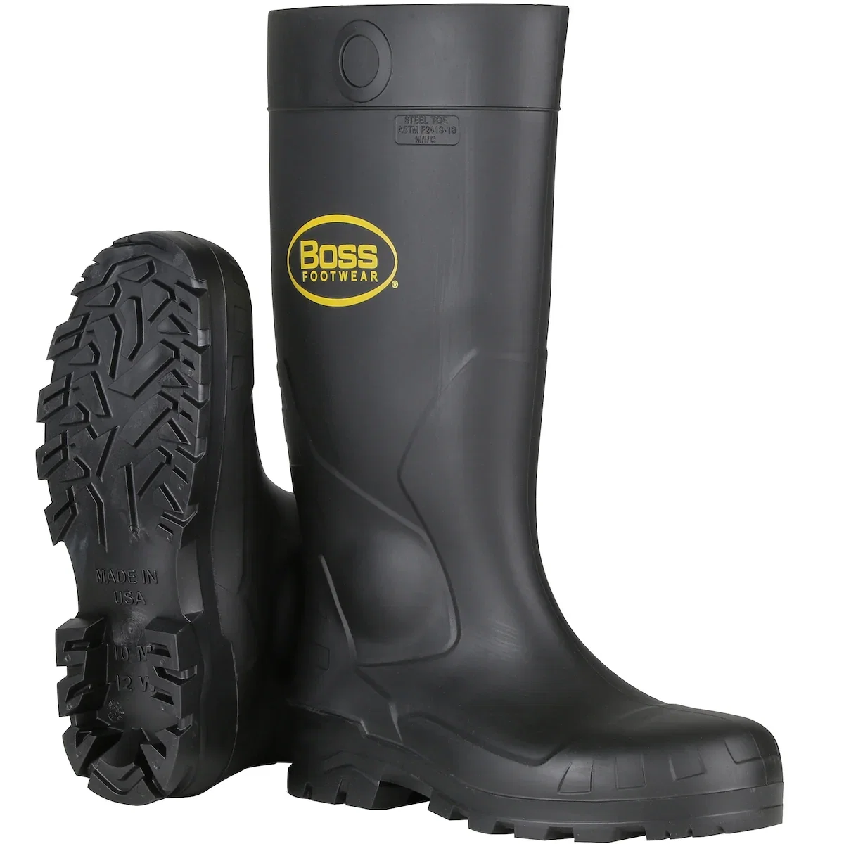 Image of PIP-Black PVC Steel Toe Boot