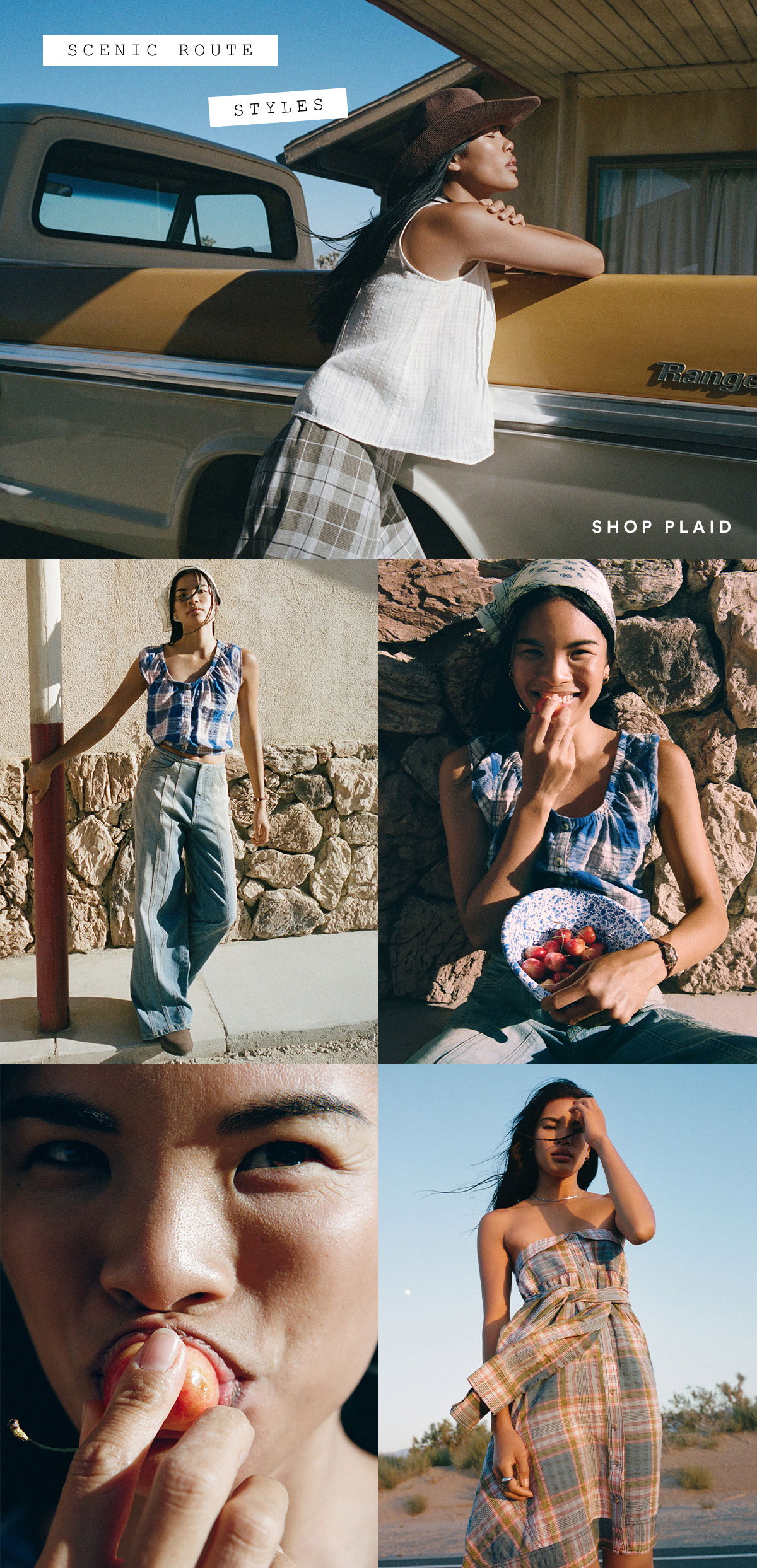 scenic route styles, shop plaid