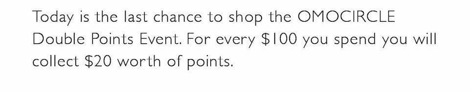 Double Points Event