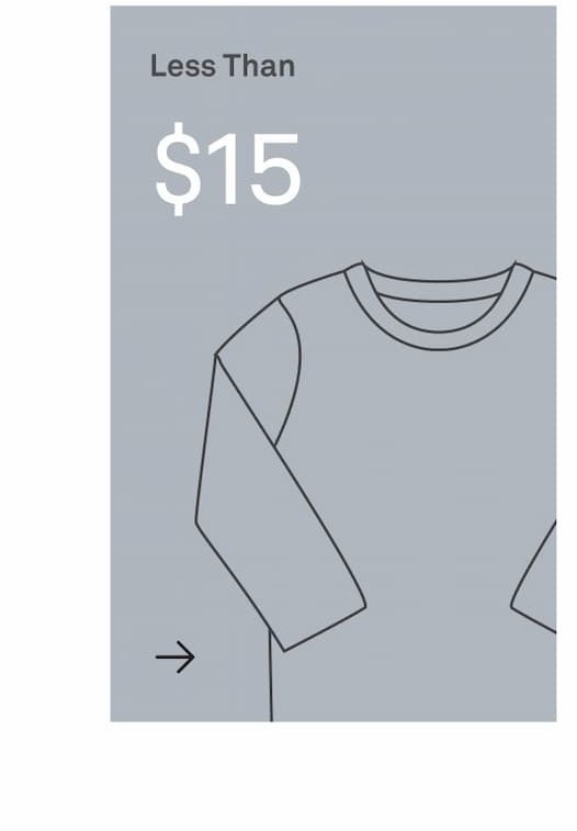 Less Than $15