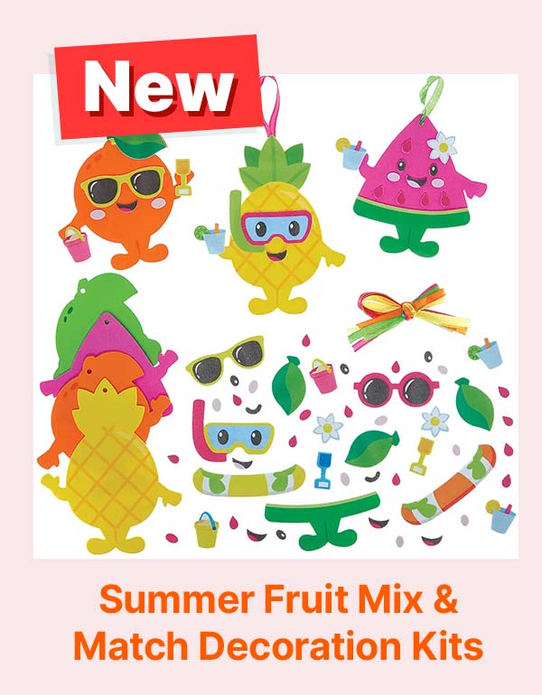 Summer Fruit Mix & Match Decoration Kits