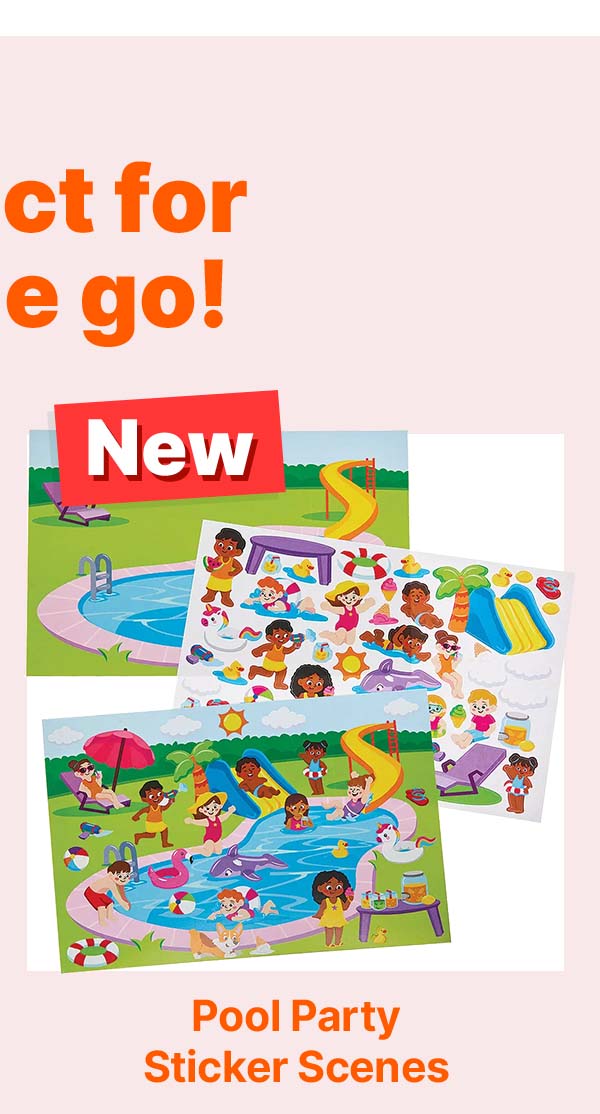 Pool Party Sticker Scenes