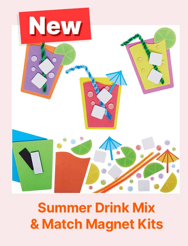 Summer Drink Mix & Match Magnet Kits