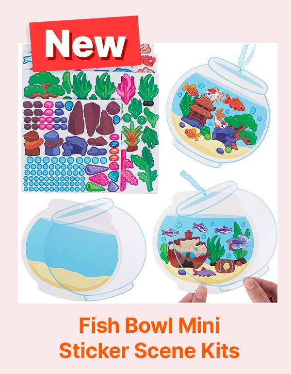 Fish Bowl Mini Sticker Scene Kits