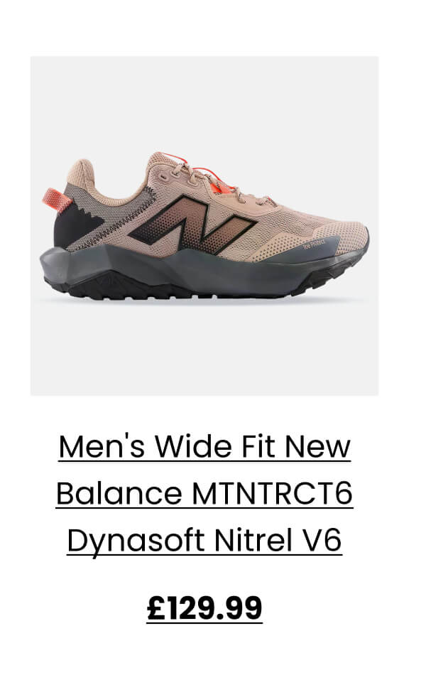 Men's Wide Fit New Balance MTNTRCT6 Dynasoft Nitrel V6 £129.99