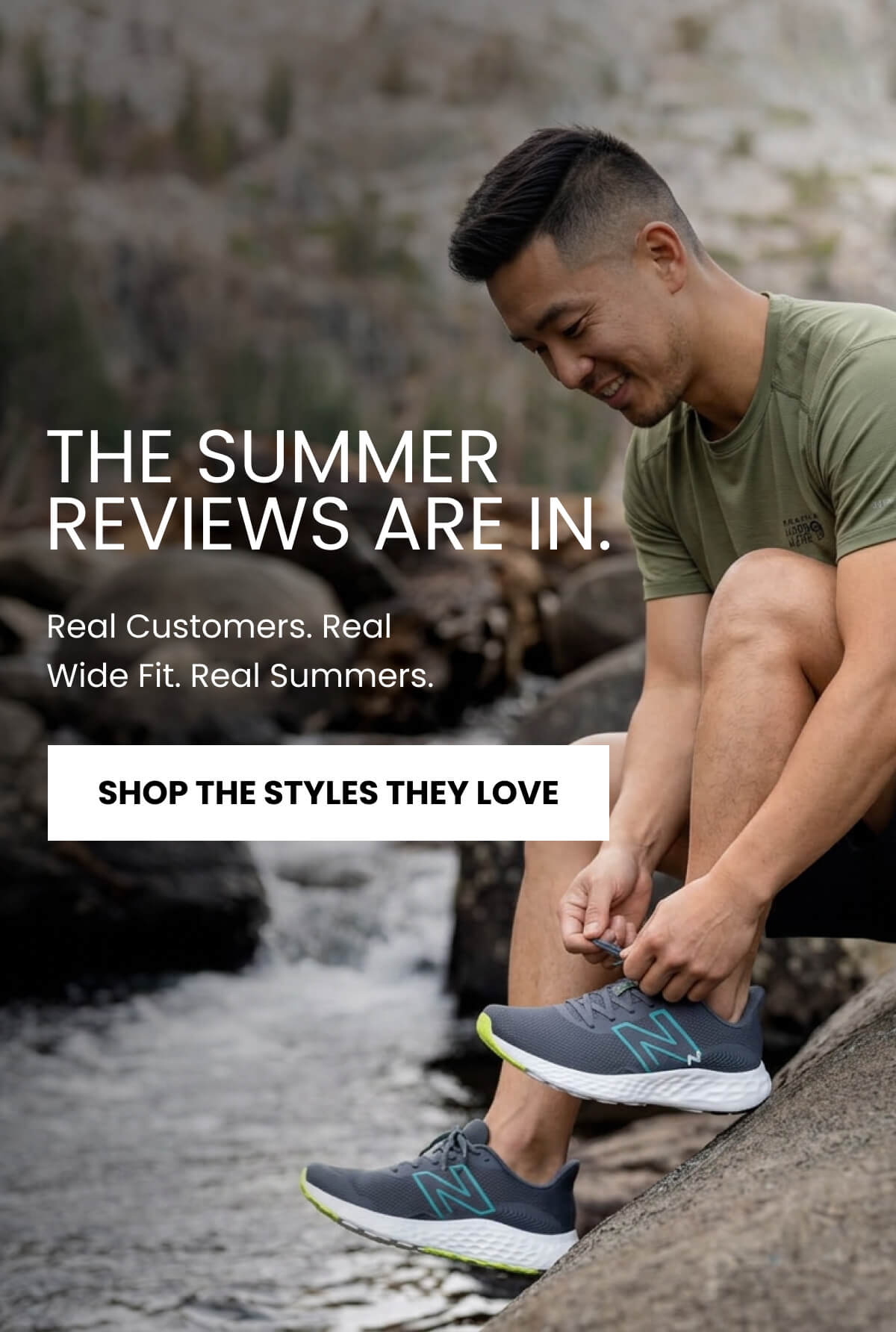THE SUMMER REVIEWS ARE IN. Real Customers. Real Wide Fit. Real Summers. [SHOP THE STYLES THEY LOVE]