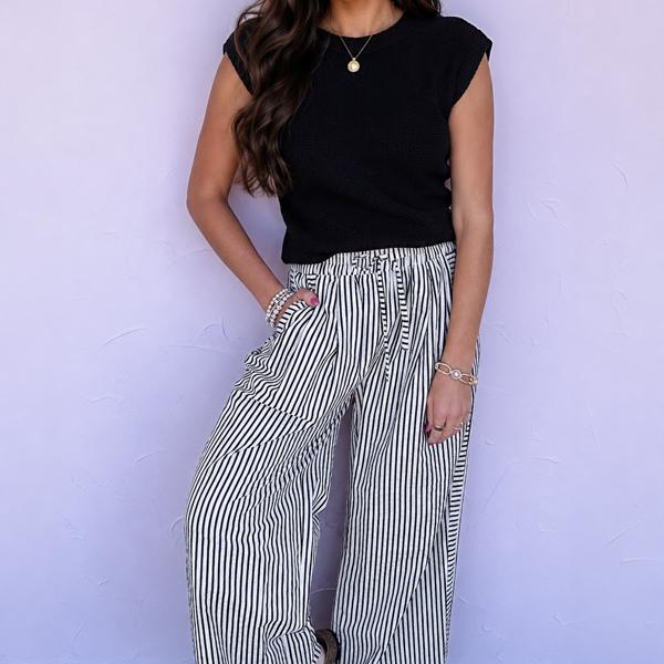 Harbor Breeze Stripe Wide Leg Pants