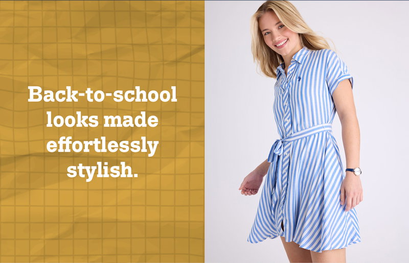 Back-to-school looks made effortlessly stylish.
