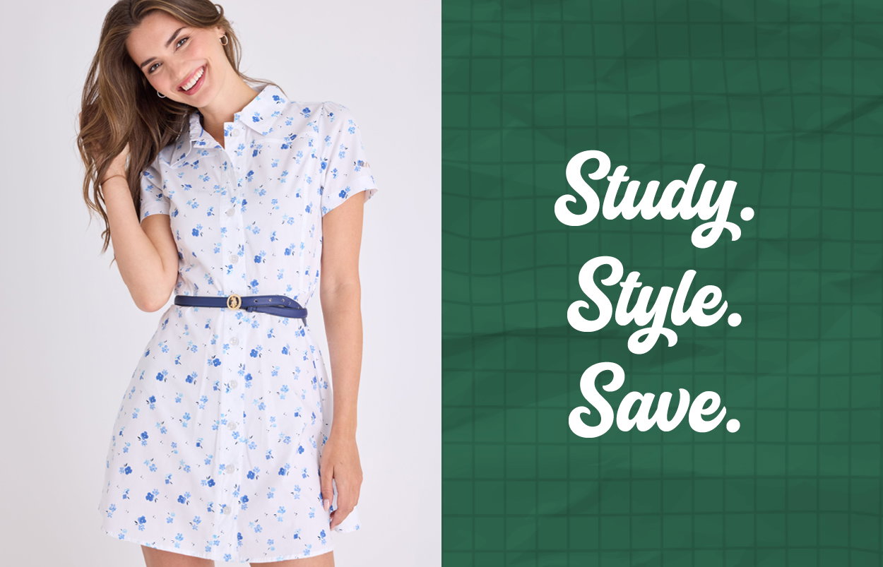 Study. Style. Save.