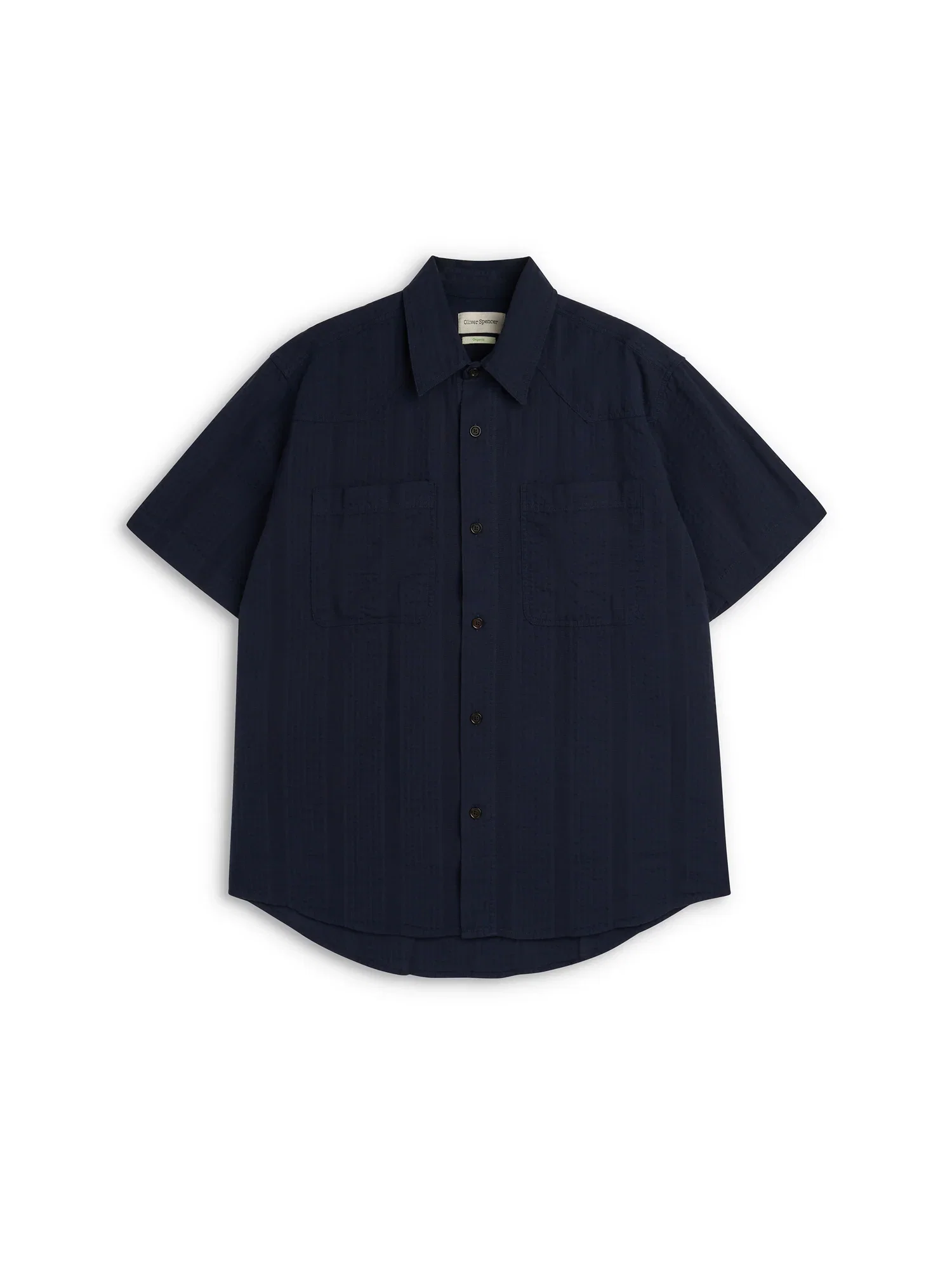Image of Quito Short Sleeve Shirt Phaidon Navy