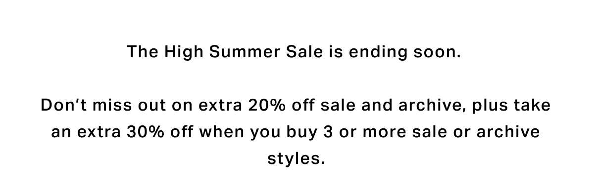High Summer Sale