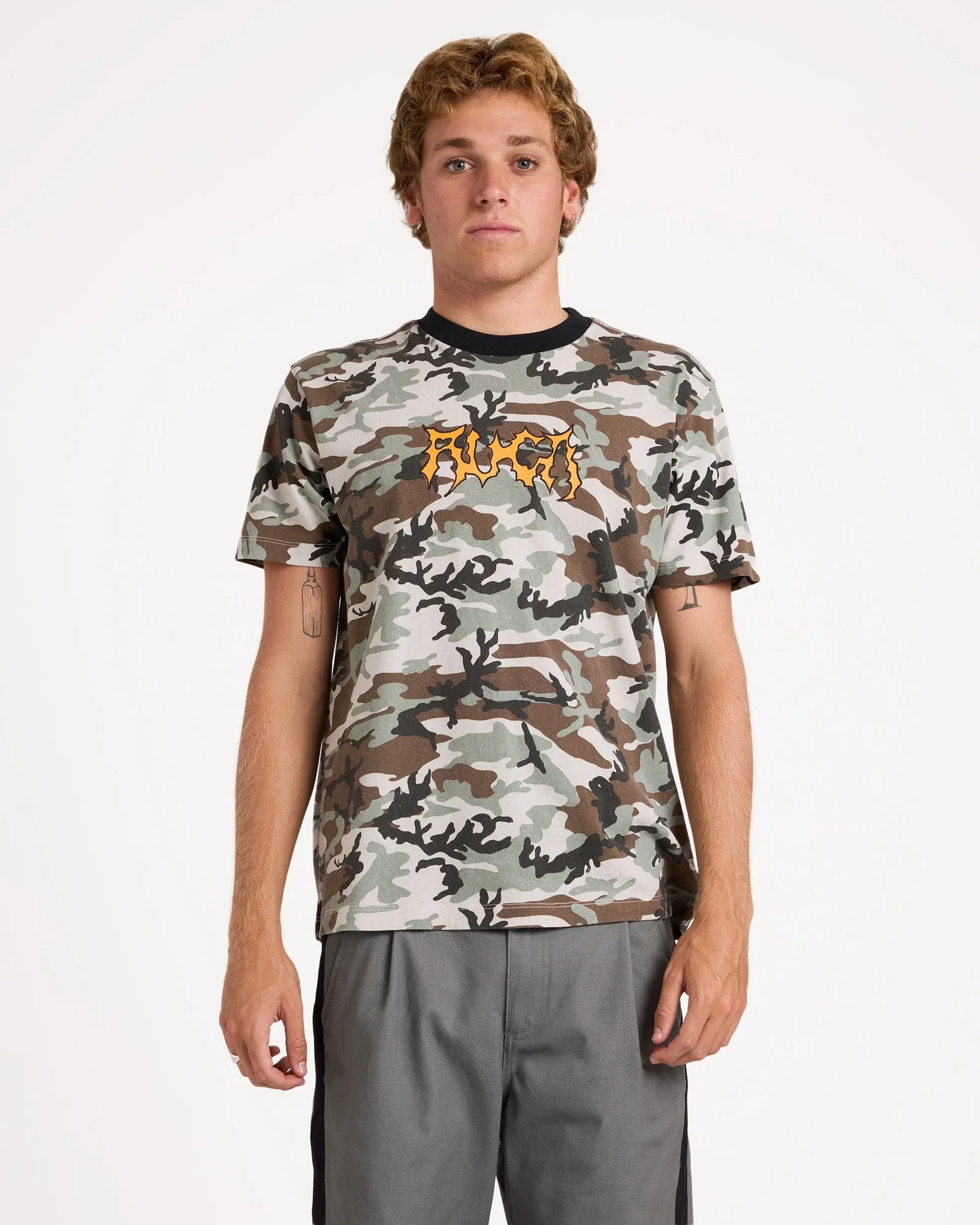 Mens RVCA Drip T-Shirt