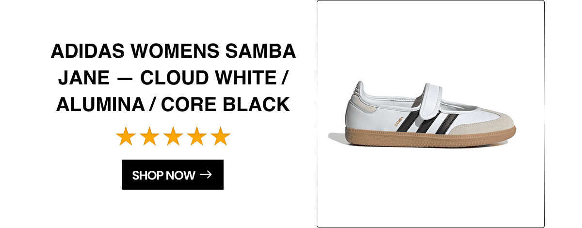 Adidas Womens Samba Jane - Cloud White / Alumina / Core Black