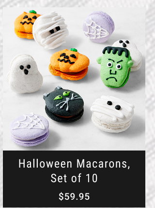 Halloween Macarons, Set of 10 $59.95
